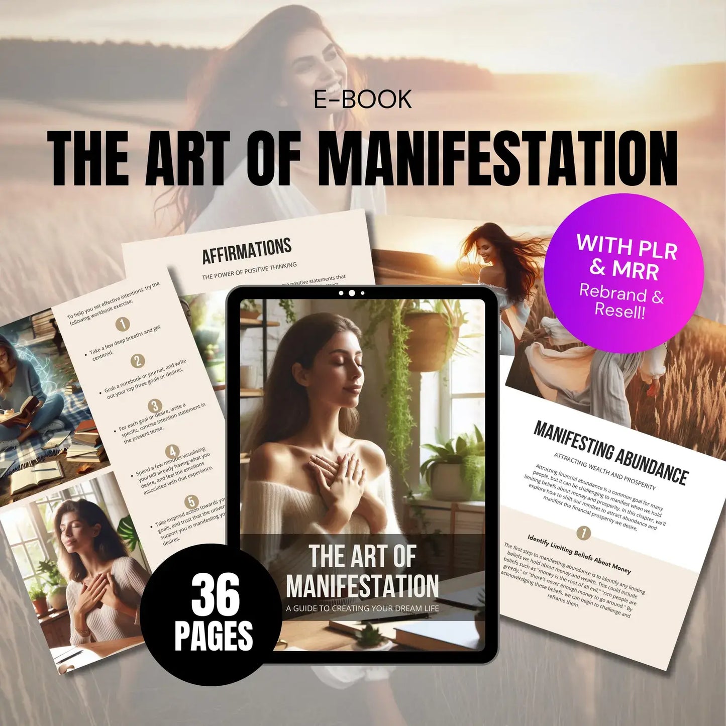 PLR Manifestation E-Book with Master Resell Rights