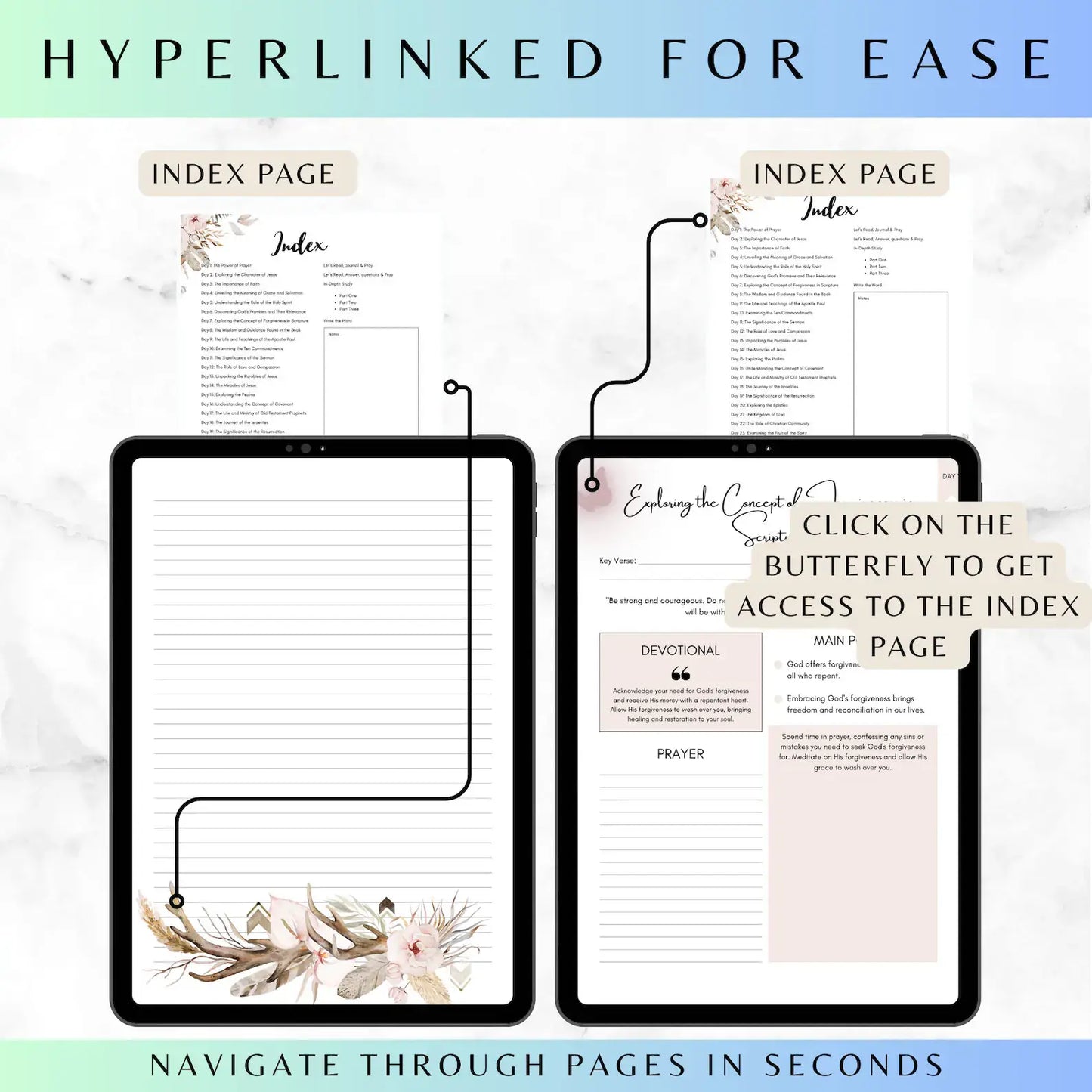 Printable Prayer Journal & Bible Study Guide
