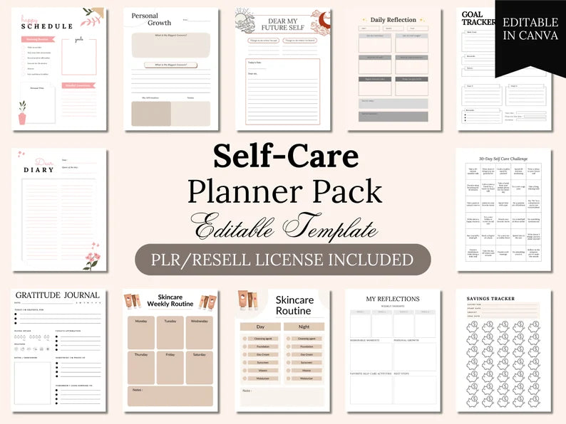 200 Pages Mega-Pack PLR Planners & Templates