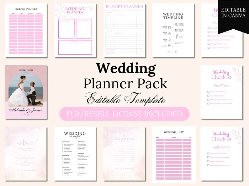 200 Pages Mega-Pack PLR Planners & Templates