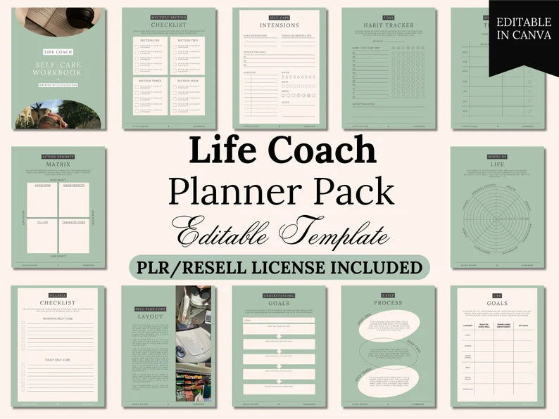 200 Pages Mega-Pack PLR Planners & Templates