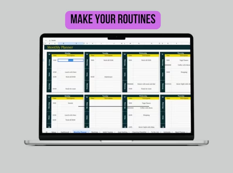 400 Google Sheets & Planners: The Ultimate Life Planner, Meal Planning, Habit Tracker, Bucket List, Fitness Planner, To Do List (with Resell Rights)