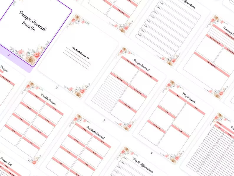 850 Pages PLR Planners/Journals/Templates - Master RESELL Rights, Planners (Editable & Printable)