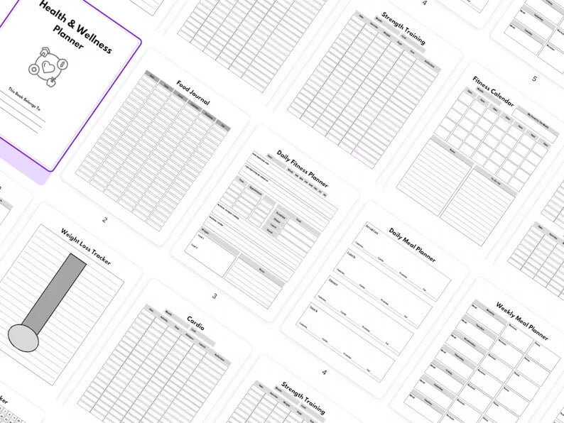 850 Pages PLR Planners/Journals/Templates - Master RESELL Rights, Planners (Editable & Printable)