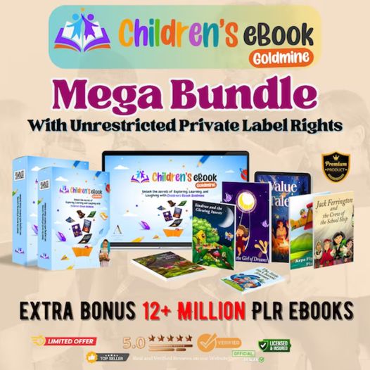 500 Children's eBooks Collection + Bonuses ( With Resell Rights)
