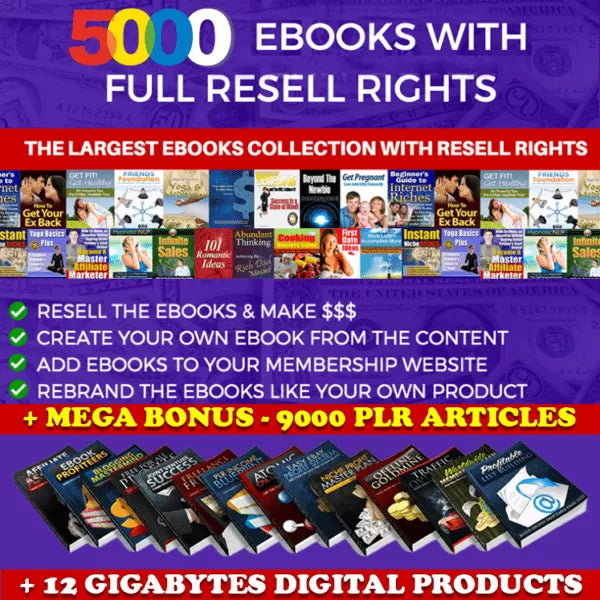 5000 eBooks Bundle (Boss Package)