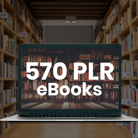 570 Self-Help eBooks + MeGA Bonuses | With Master Resell Rights