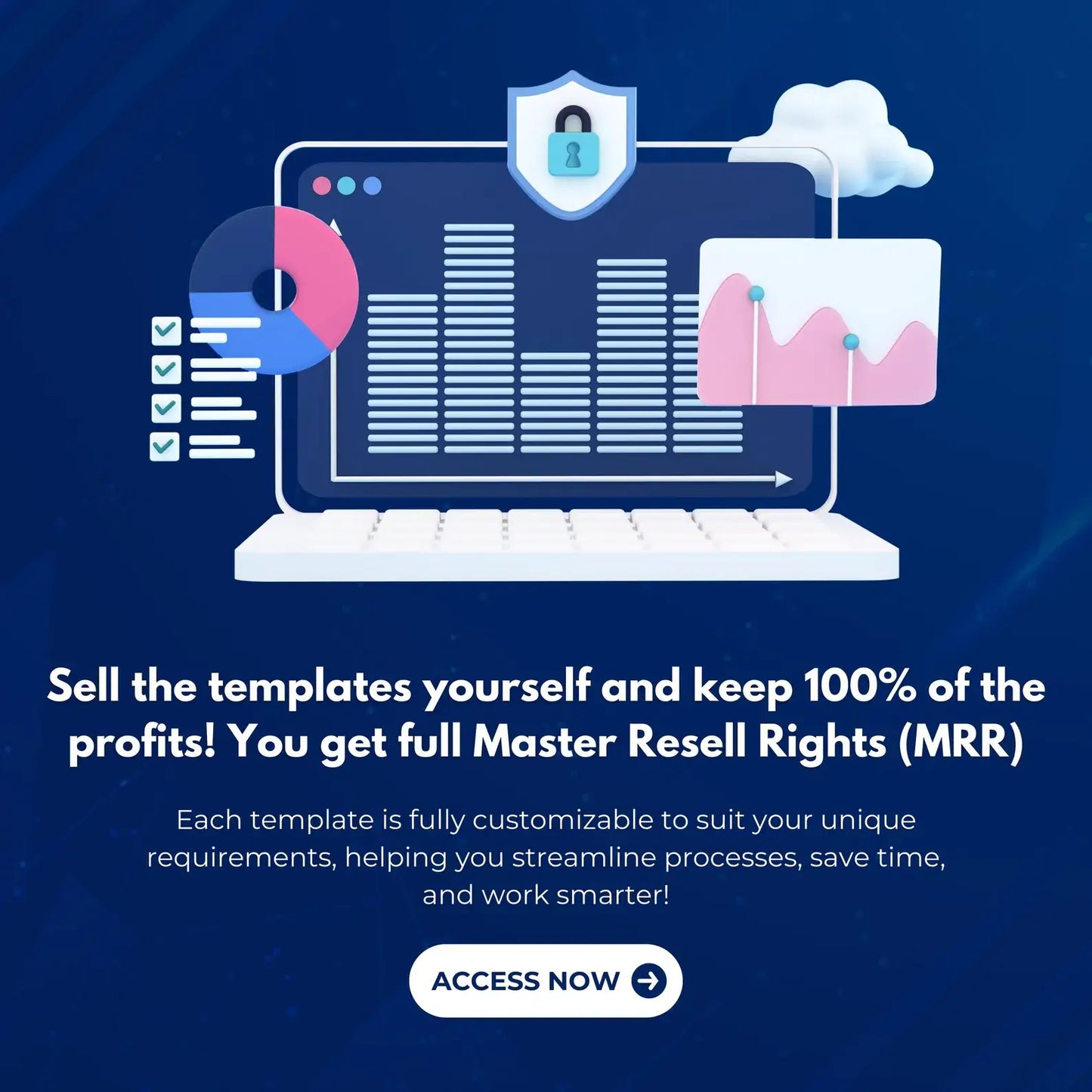 5000+ Premium Excel Templates Bundle with 100% Resell Rights | Perfect for Business, Tax, Sales, Organizing