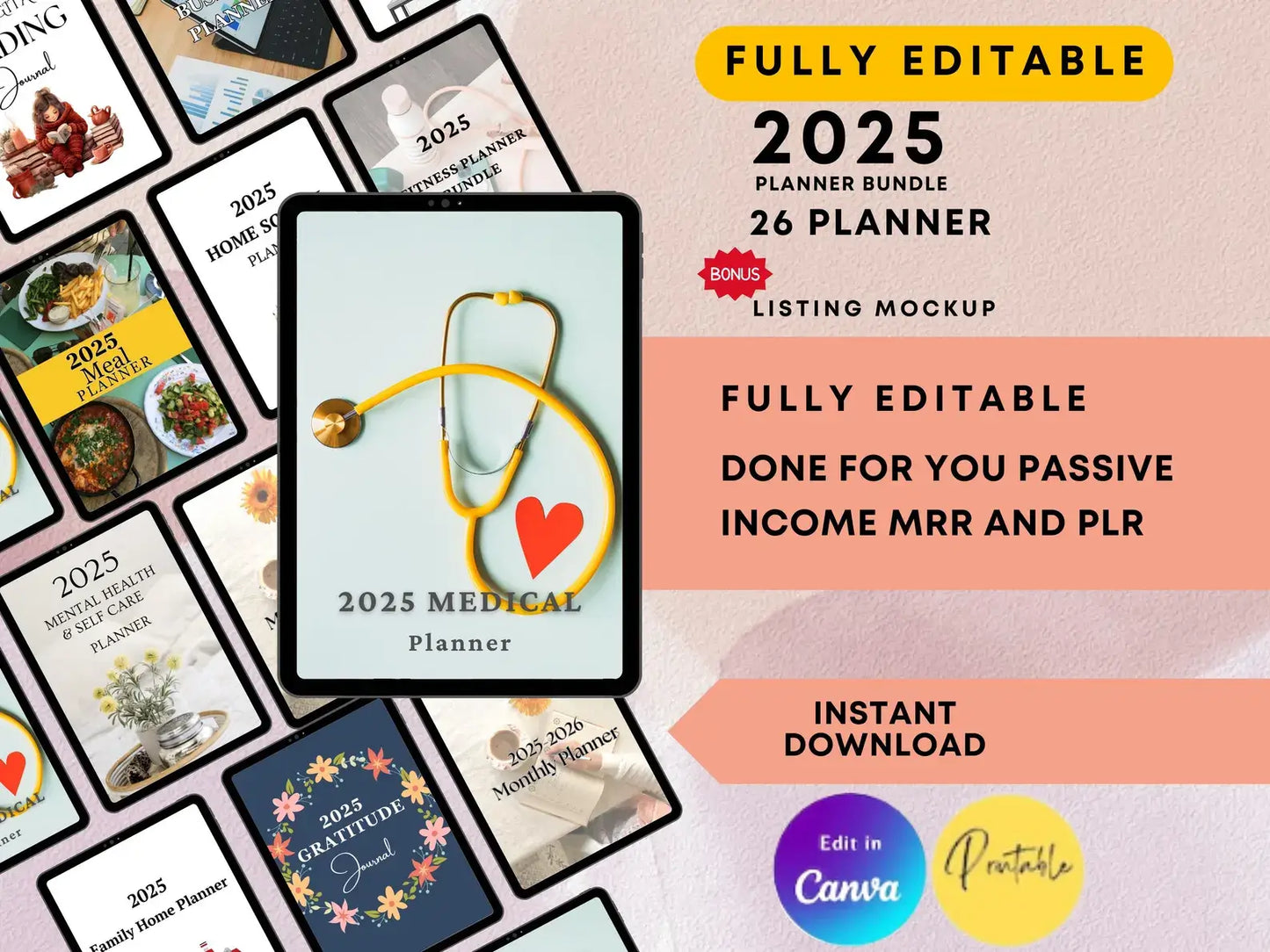 2025 PLR Planners, Templates, Journals & Trackers with Resell Rights