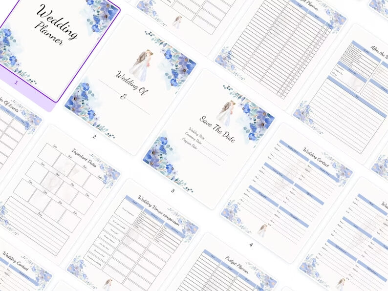 850 Pages PLR Planners/Journals/Templates - Master RESELL Rights, Planners (Editable & Printable)